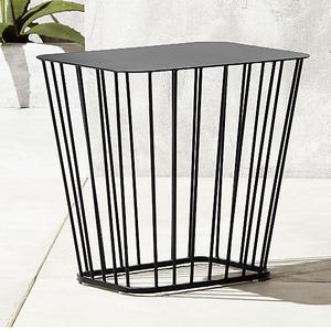 Black Wire Side Table