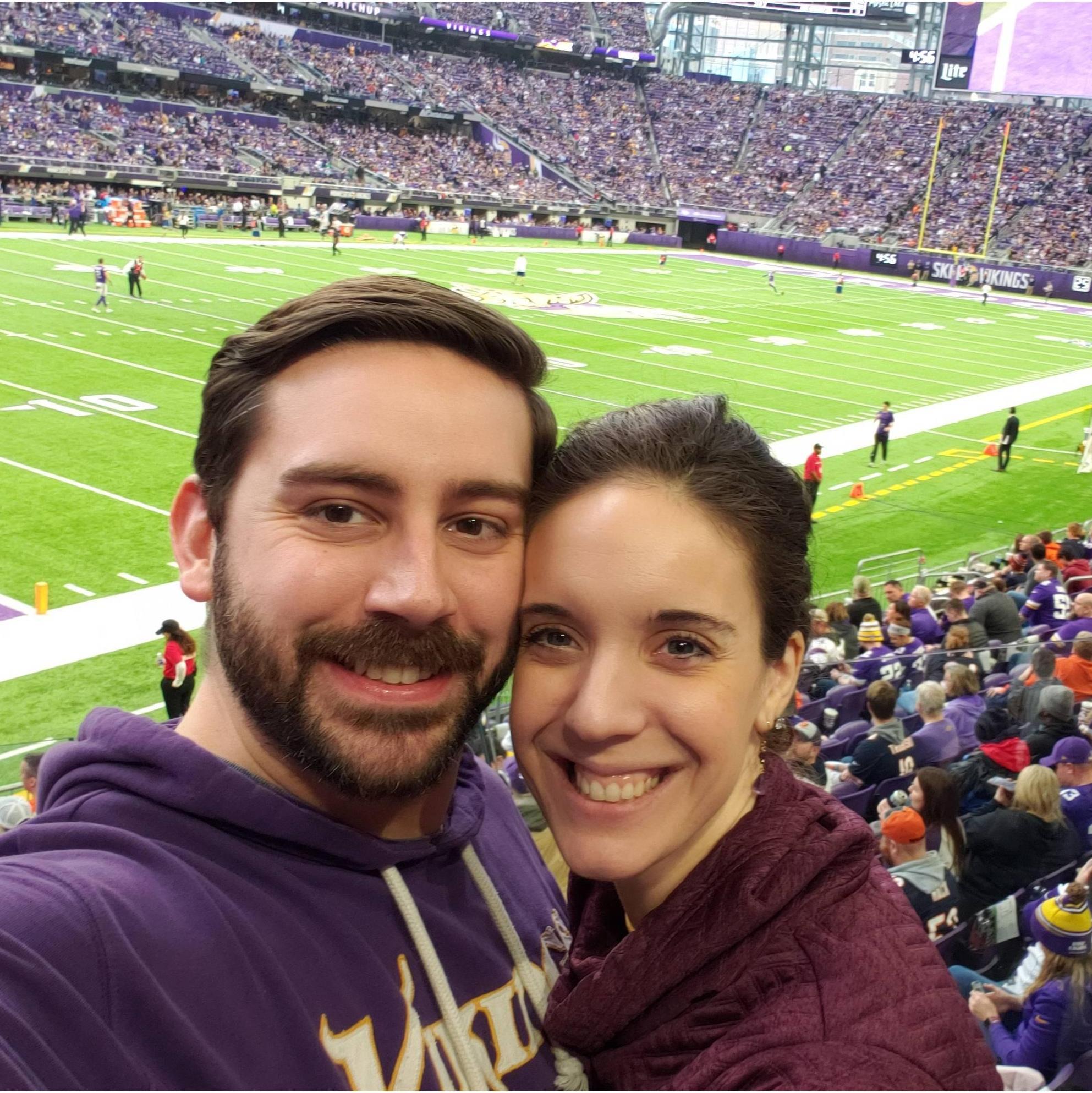 Vikings games (Go Vikes, Boo Pack!)