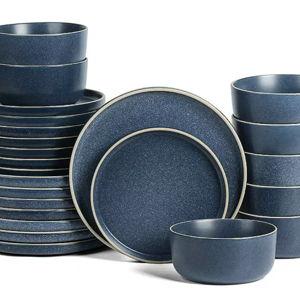 Earth & Clay 24-pc. Amber Stoneware Dinnerware Set