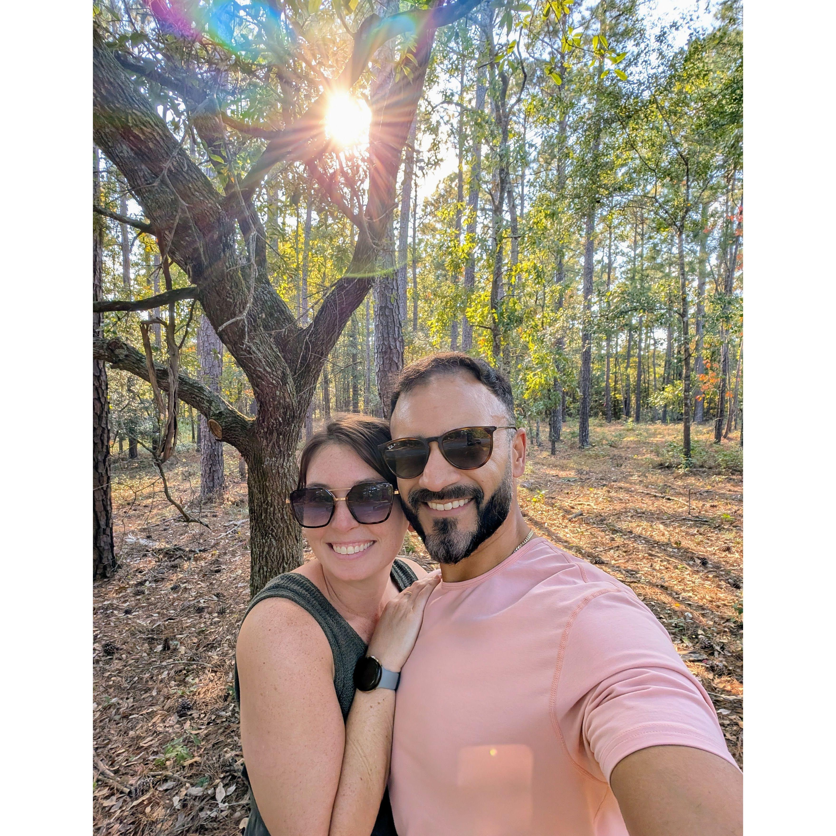 Gaston and Kaylie went under contract on a lot to build their first home together!