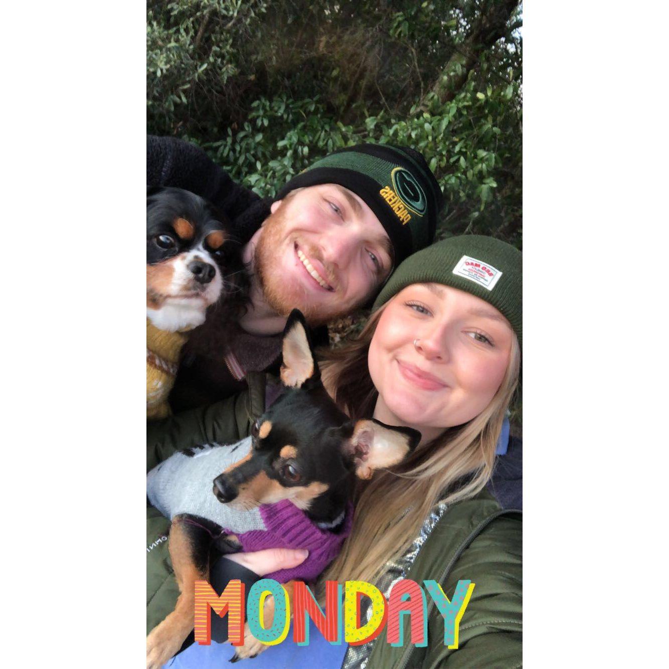 Walks with the puppies