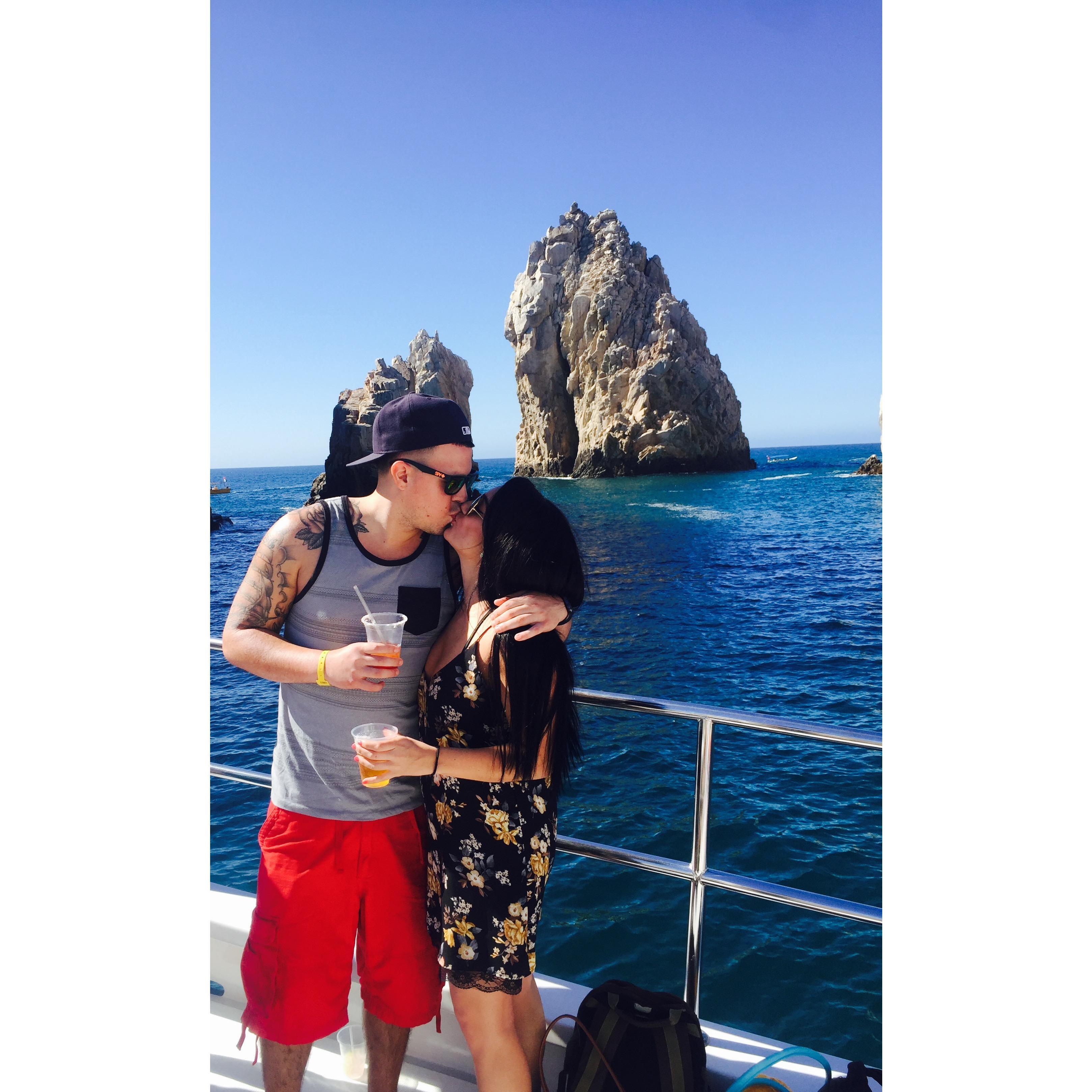 Our first vacation together in Cabo!