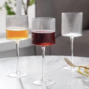 Square Wine Glasses Set of 4