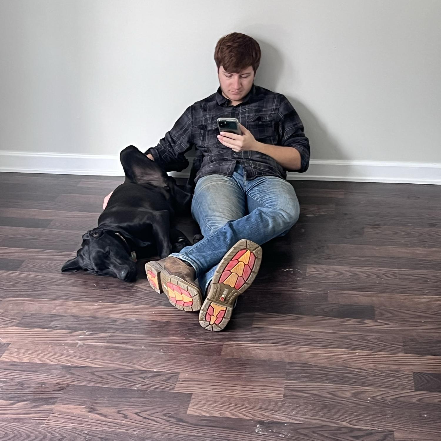 Setting up utilities in our completely empty home