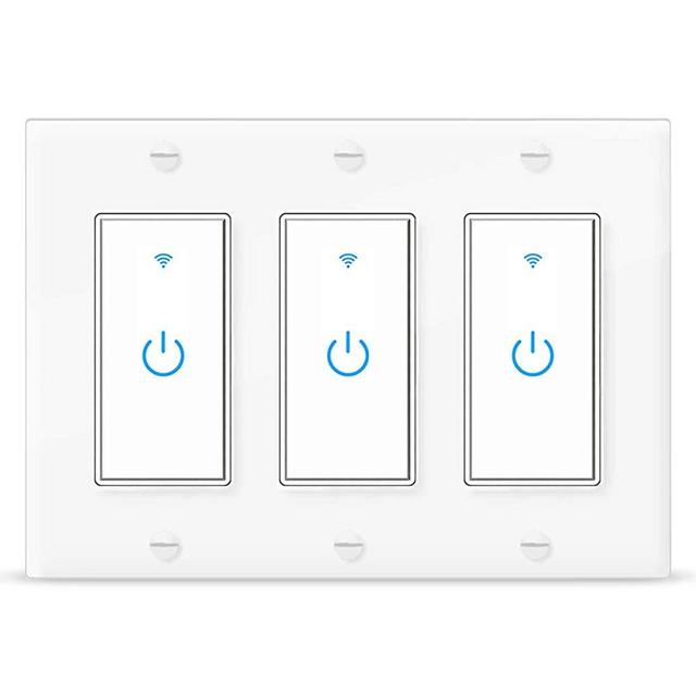Smart Switch Alexa WiFi Light Switch 3 Gang …