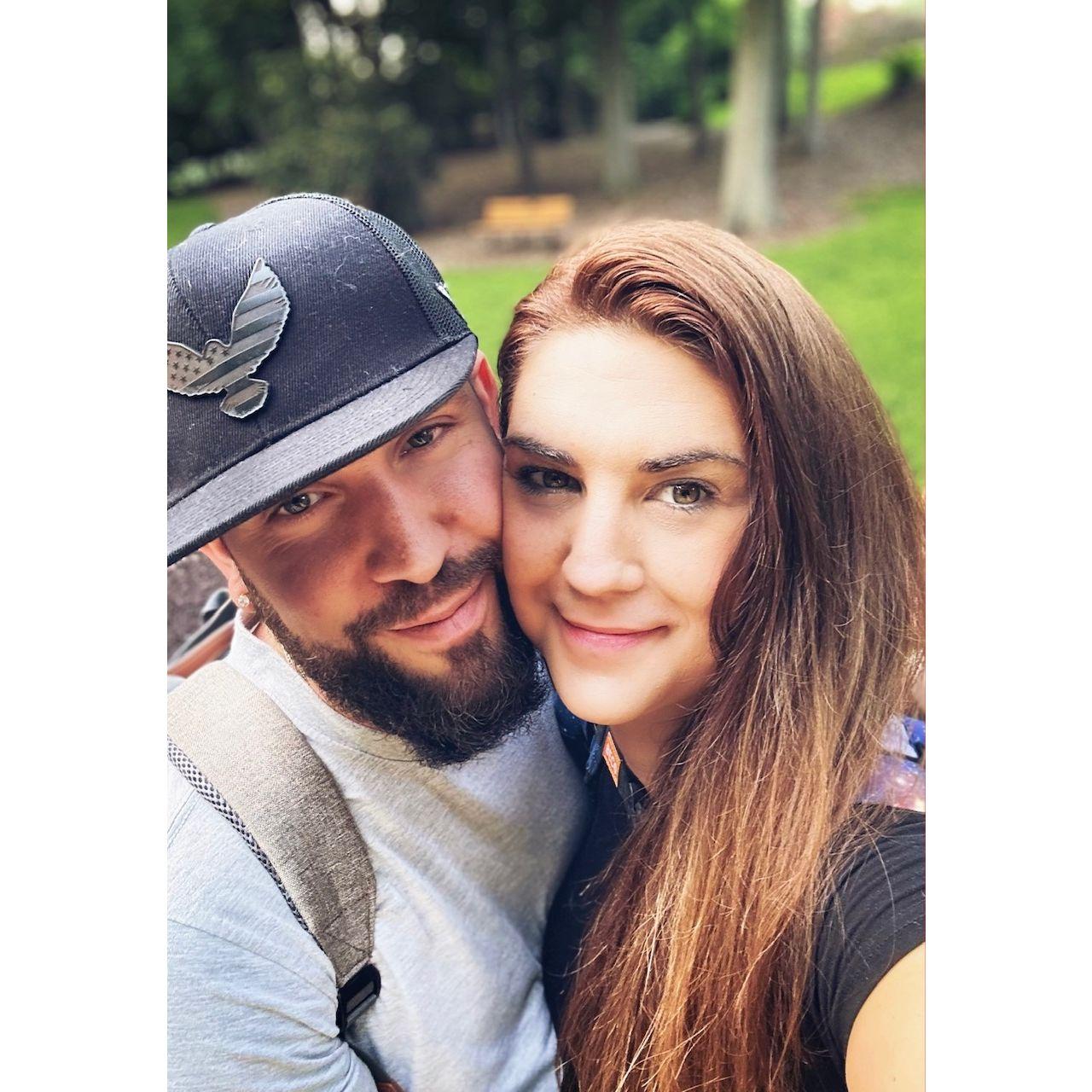 A warm day over the summer where we grabbed some treats and did some light hiking