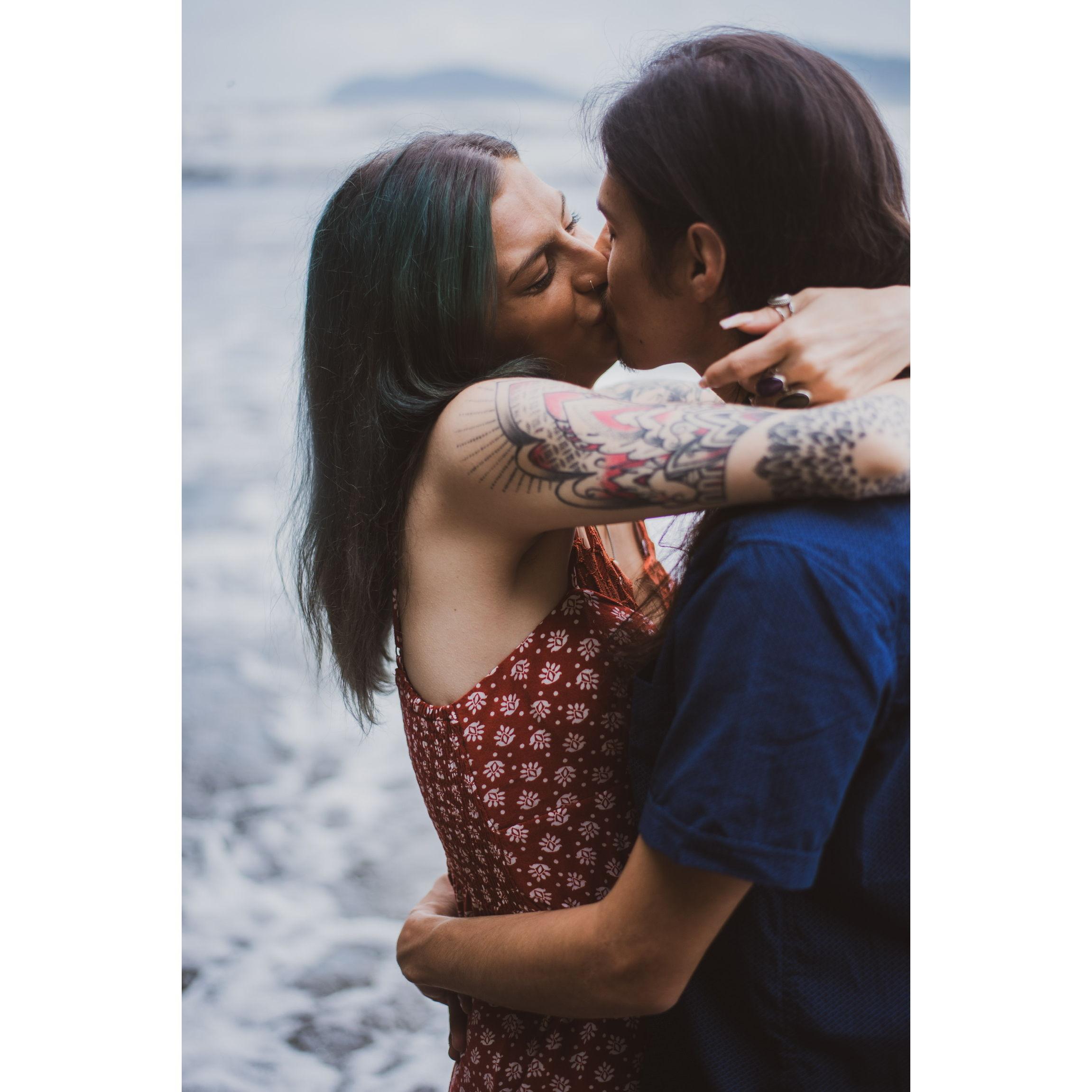 Engagement photos in Costa Rica.