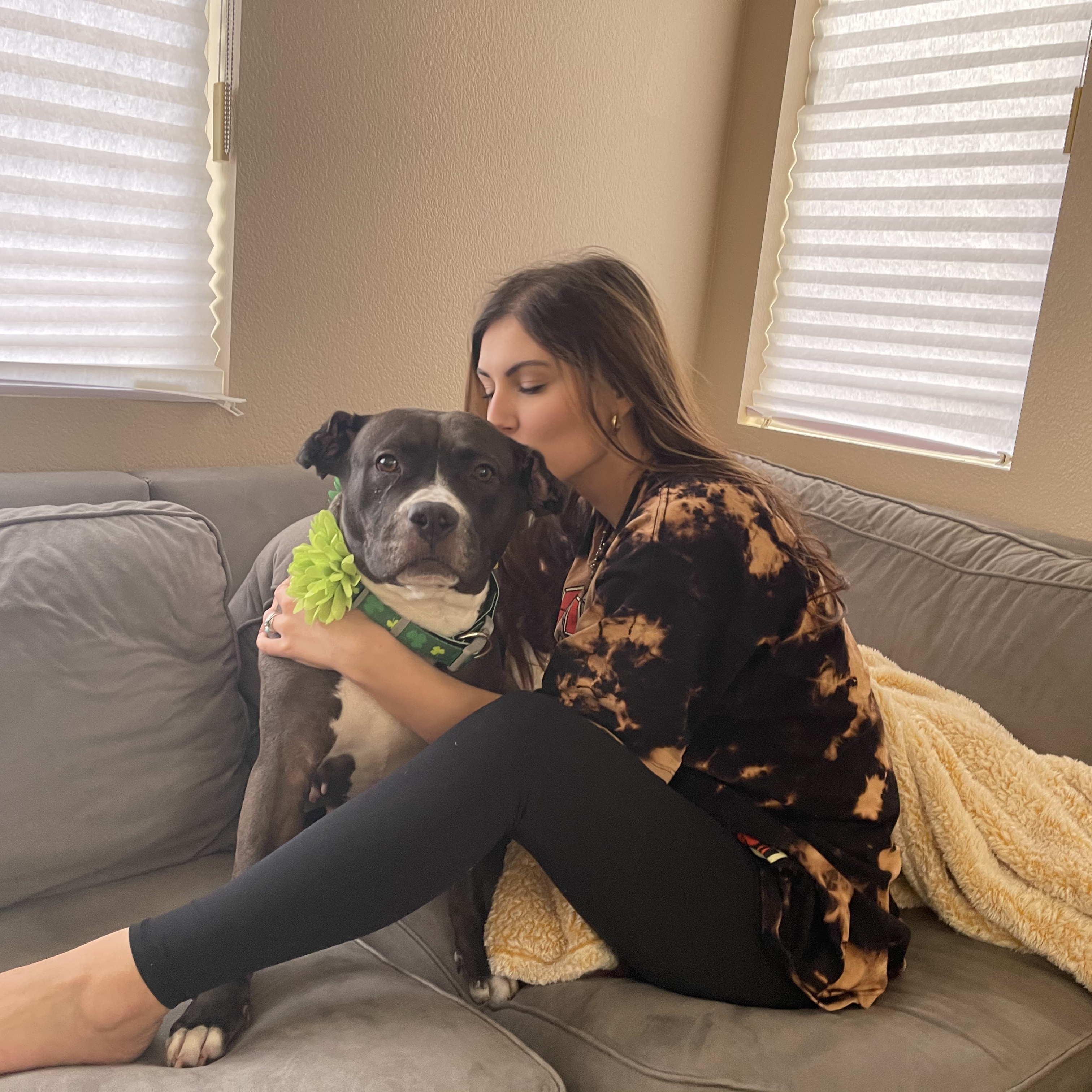 Mikayla and Leia on St. Patrick's Day