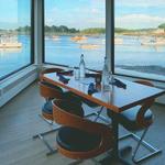 Dine with water views on the patio at Olde Salt House