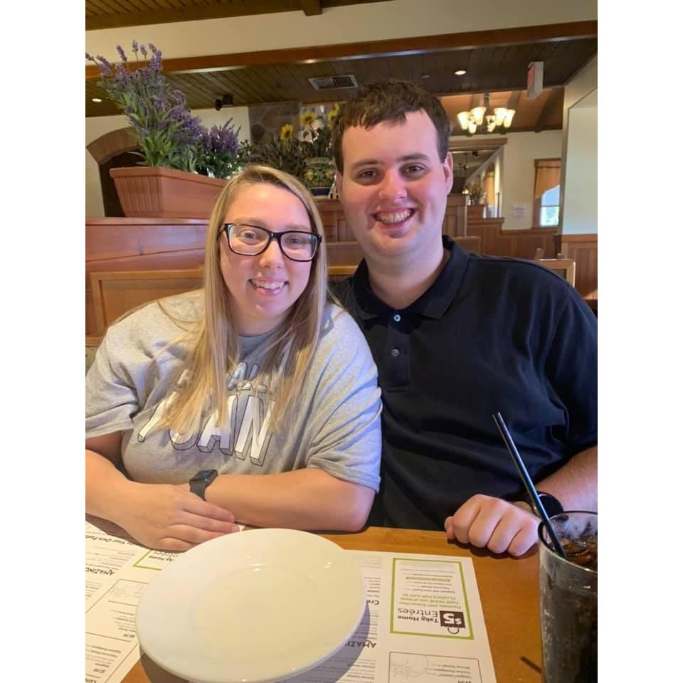 Dinner at Olive Garden with Mrs. Pam and Jacob!