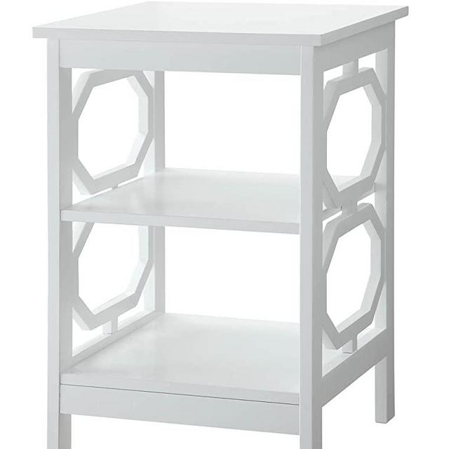 Convenience Concepts Omega End Table, White