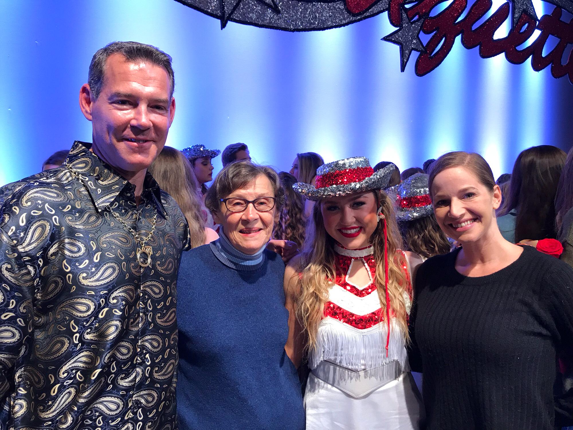 With Graycen after her 2018 Spring Show