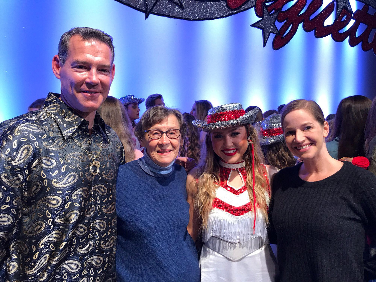 With Graycen after her 2018 Spring Show