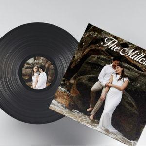 Custom Vinyl Record for Wedding Album