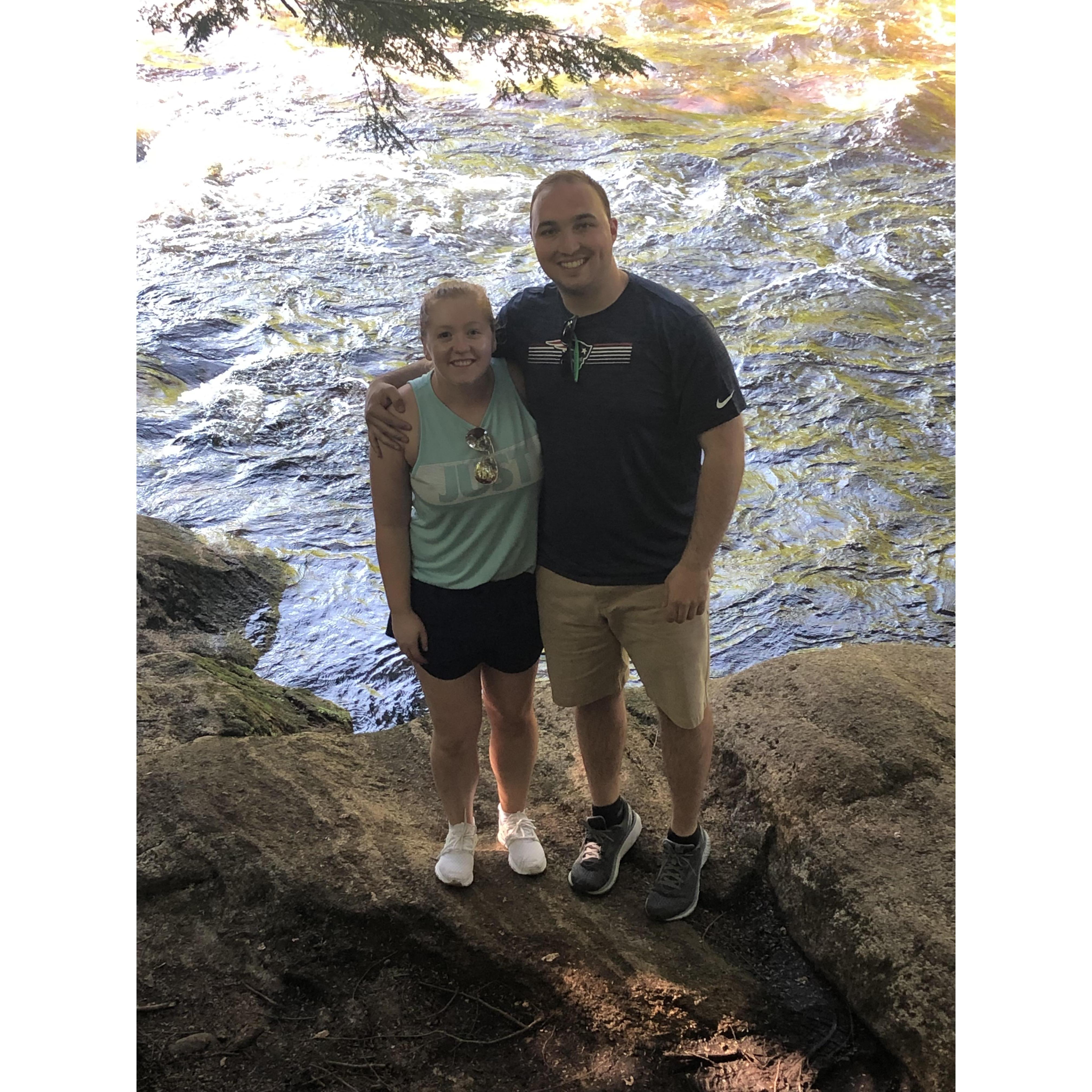 A stop on the Revolution Rail, North Creek, NY, June 2019