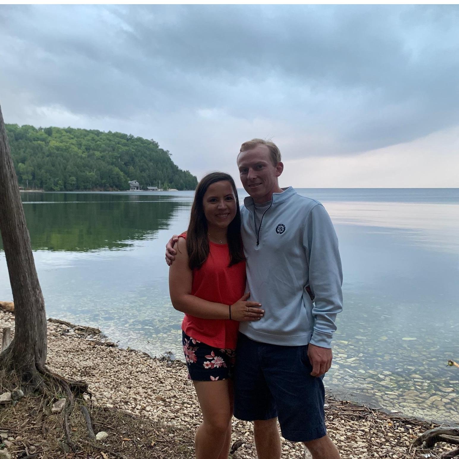 For our 1st anniversary trip we went to Door County, WI. The views were stunning, the fish boils were tons of fun, but we were not fans of the cherry wine.