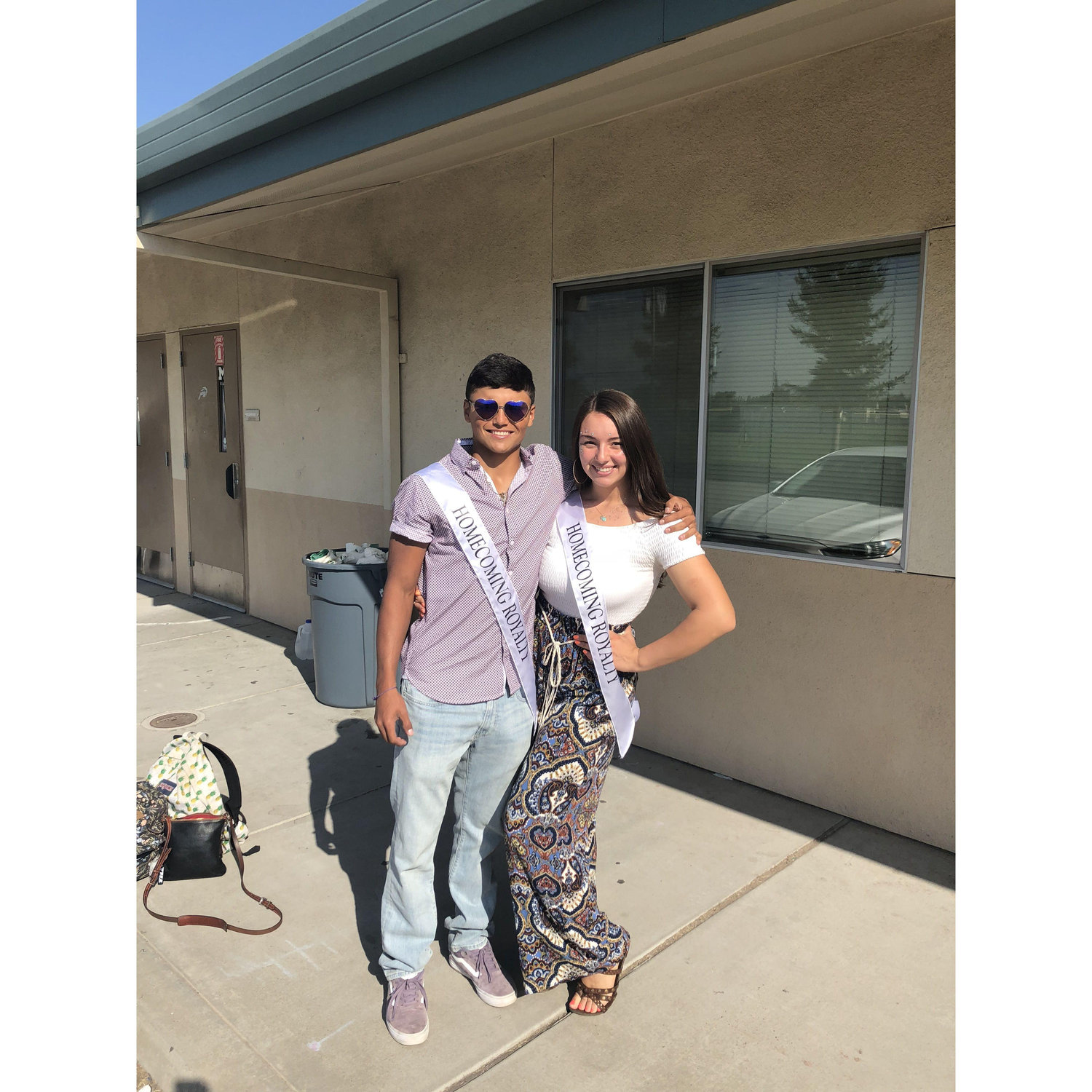 Homecoming week as king and queen nominees