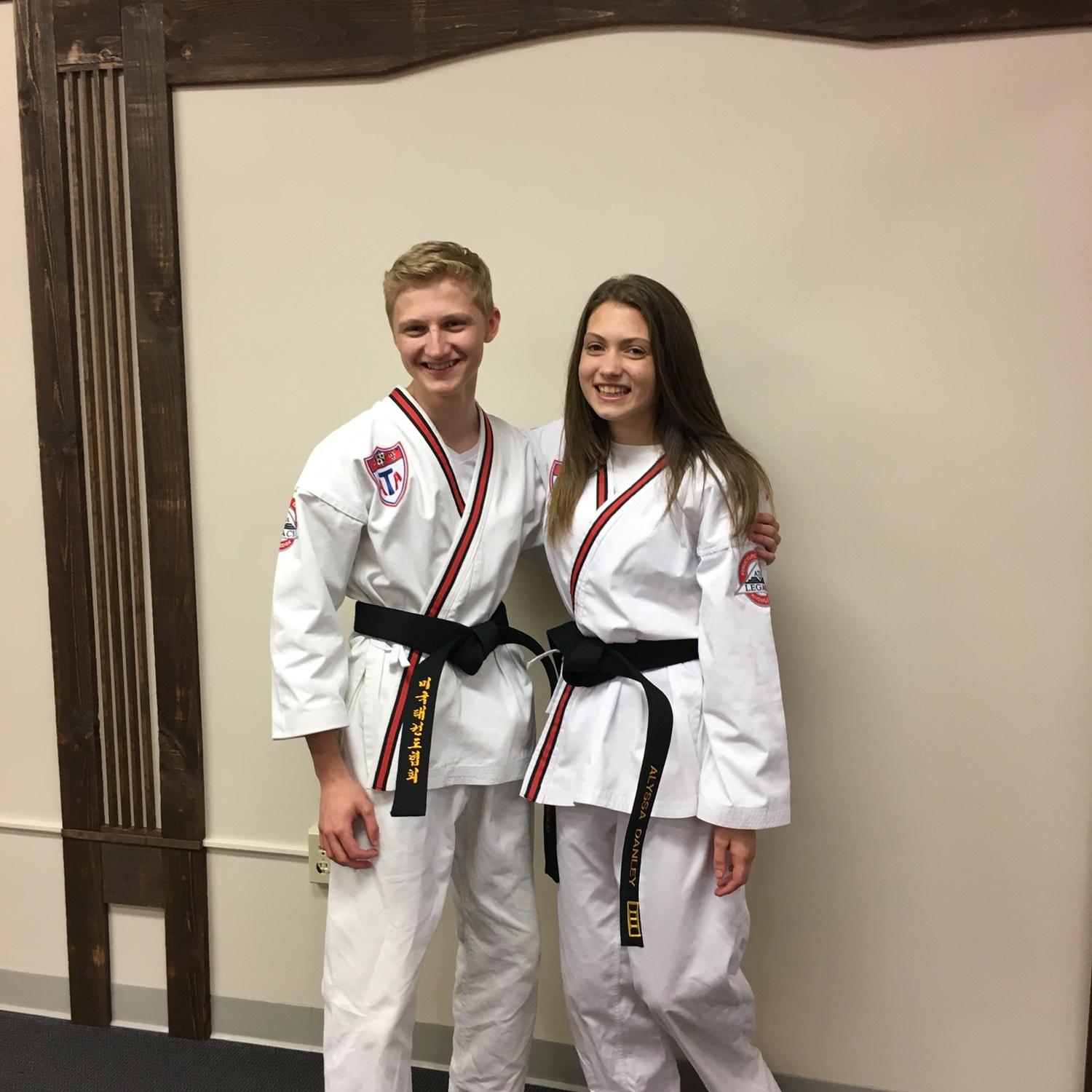 The day we earned our third degree black belts
