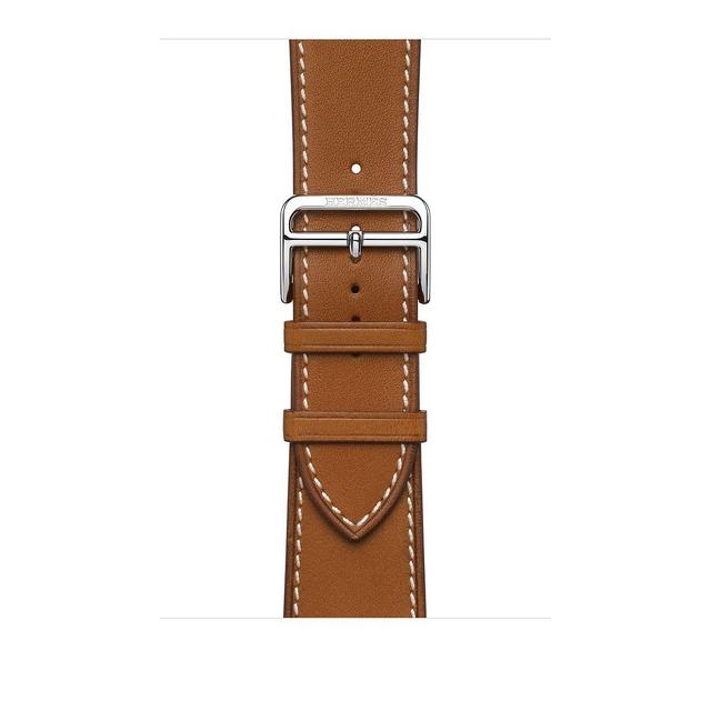 Apple Watch Hermès - 44mm Fauve Barénia Leather Attelage Single Tour