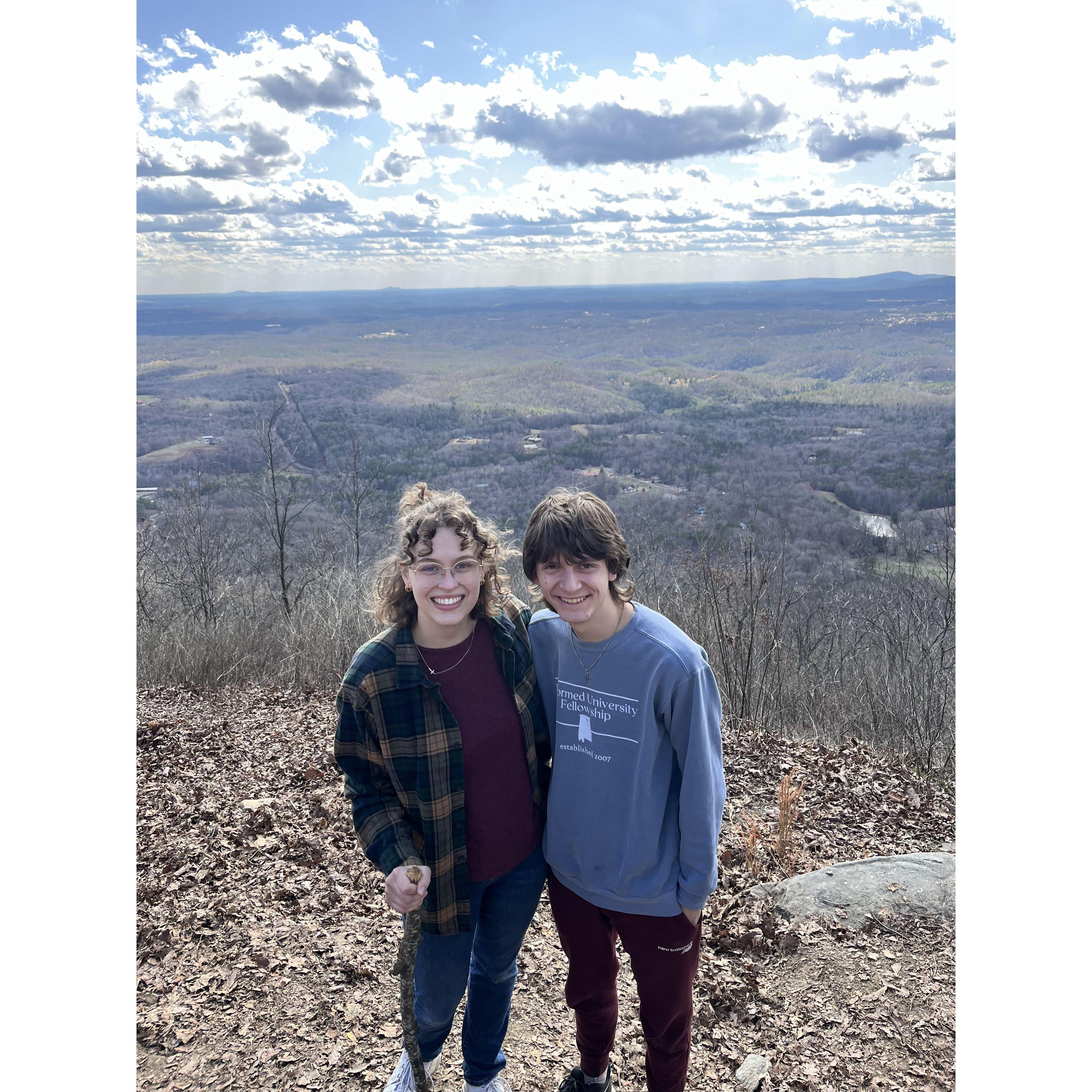 Our favorite activity is hiking! SharpTop Cove, GA