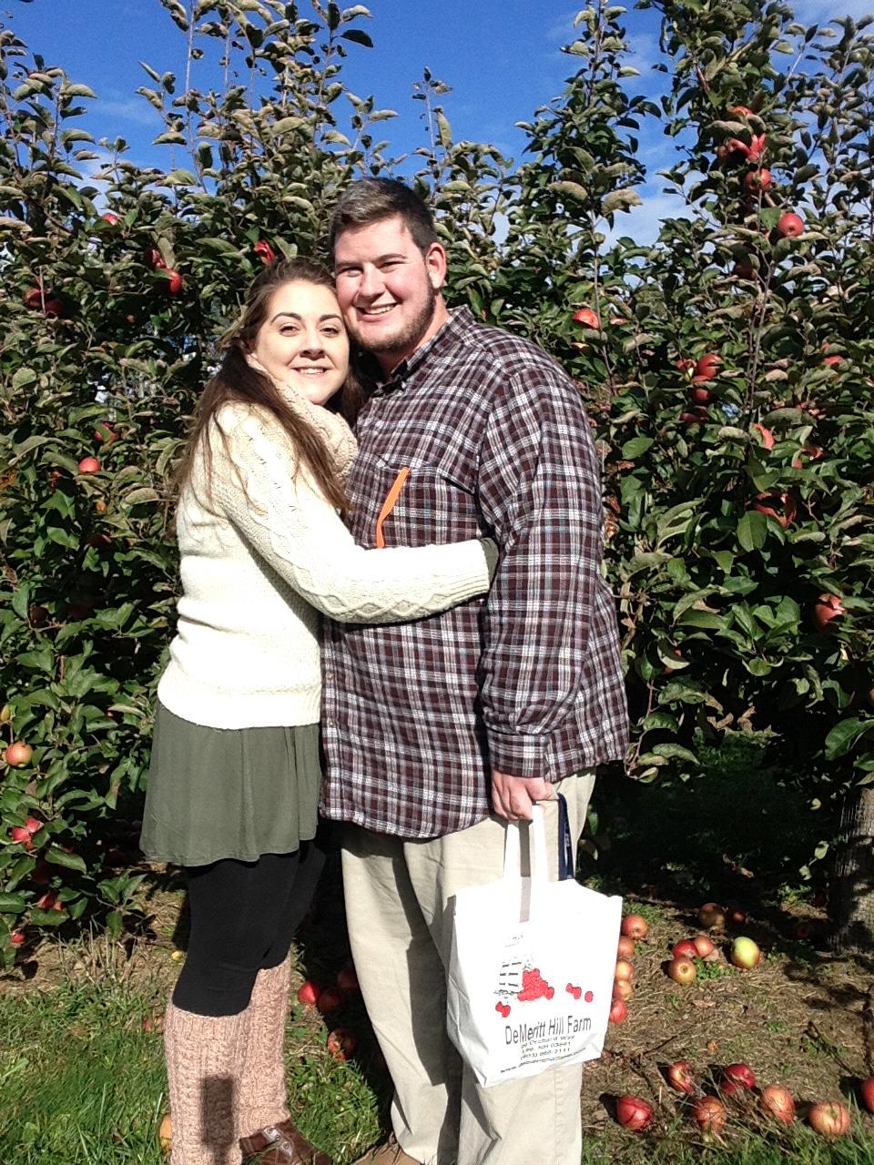 First year of apple picking picture