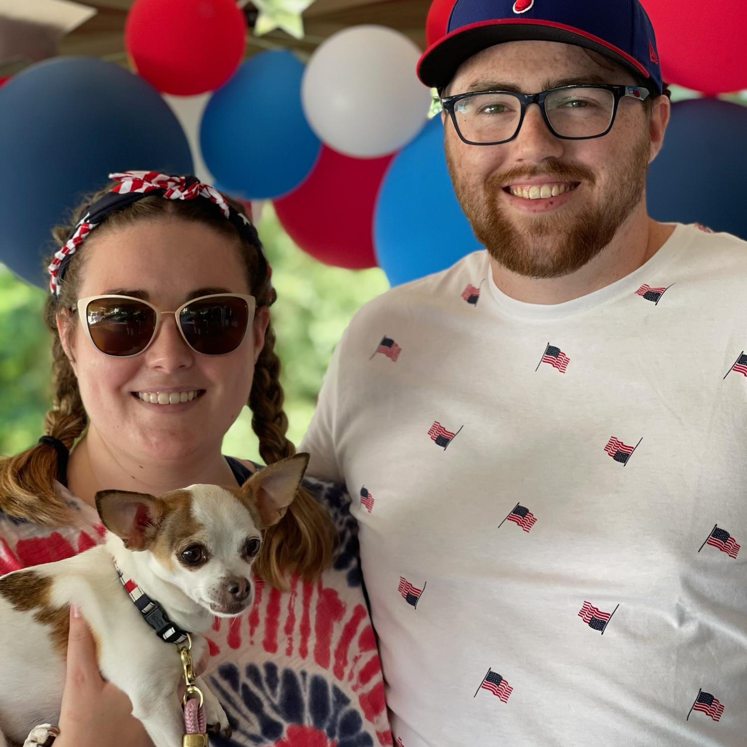 The first time I brought Kyle to our neighborhood 4th of July party to meet neighbors that are like family