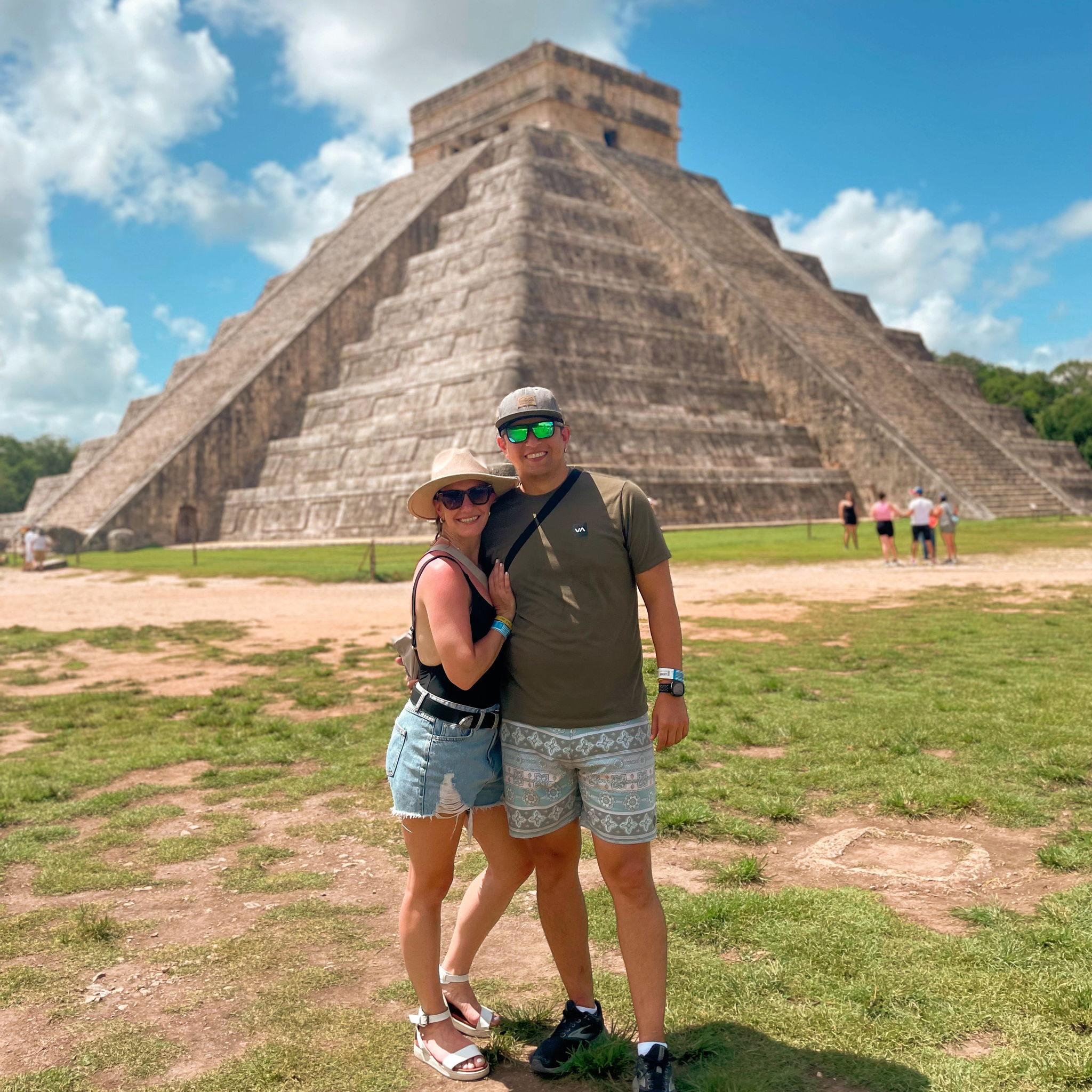 We love seeing the sites, including historic Chichen Itza in Mexico!