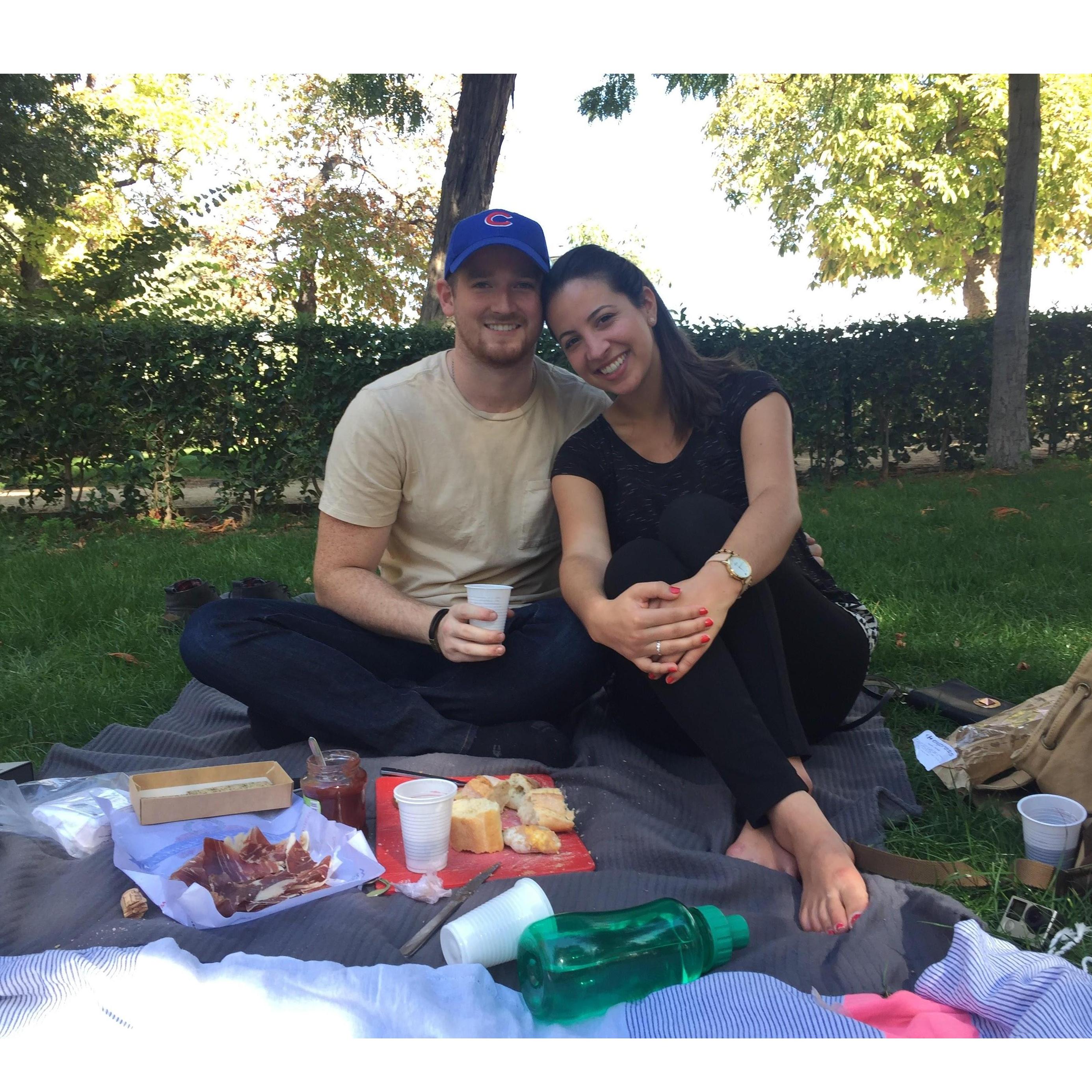 Back in our natural habitat ready for our second year of teaching in Madrid! (Oct 2016)