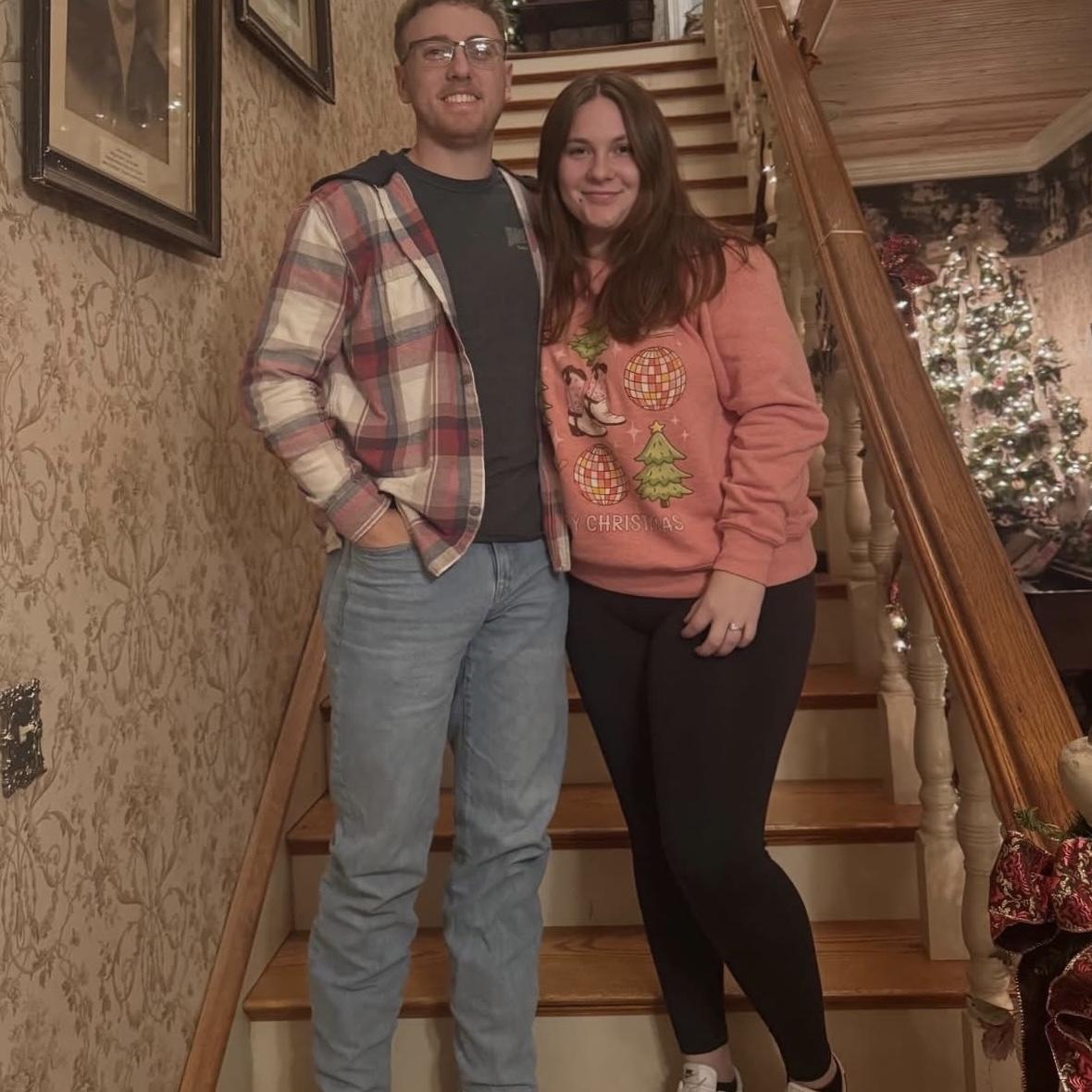 My work Christmas party! Our second Christmas together!!