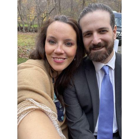 At our friend Kelly and Ben's wedding in Upstate NY - Oct 2021.