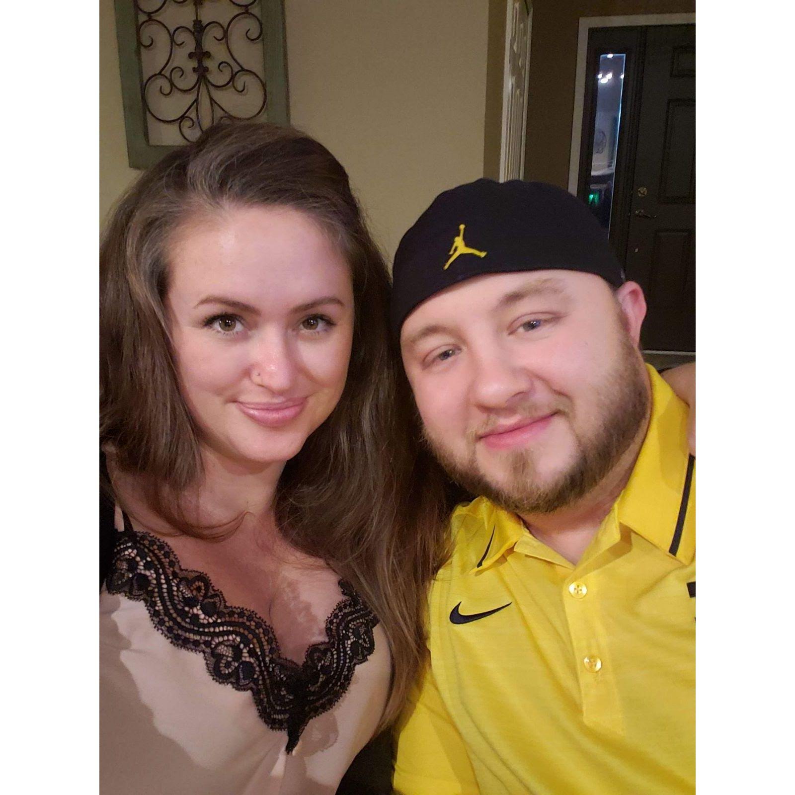 New Year's Eve, 2021. Pregnant with our sweet Thomas James.