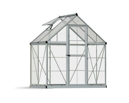 Palram - Canopia Hybrid 6 x 4 Silver Polycarbonate Greenhouse