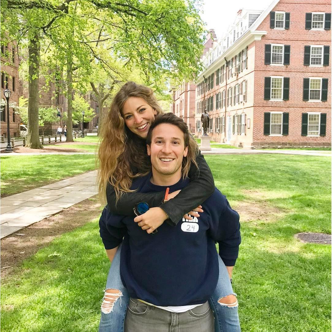 First time JK showed Dani around Yale