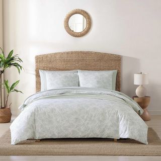 Pen & Ink Cotton Percale 3-Piece Duvet Cover Set