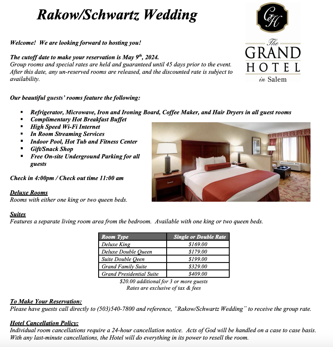 The Wedding Website of Morgan Rakow and Derek Schwartz