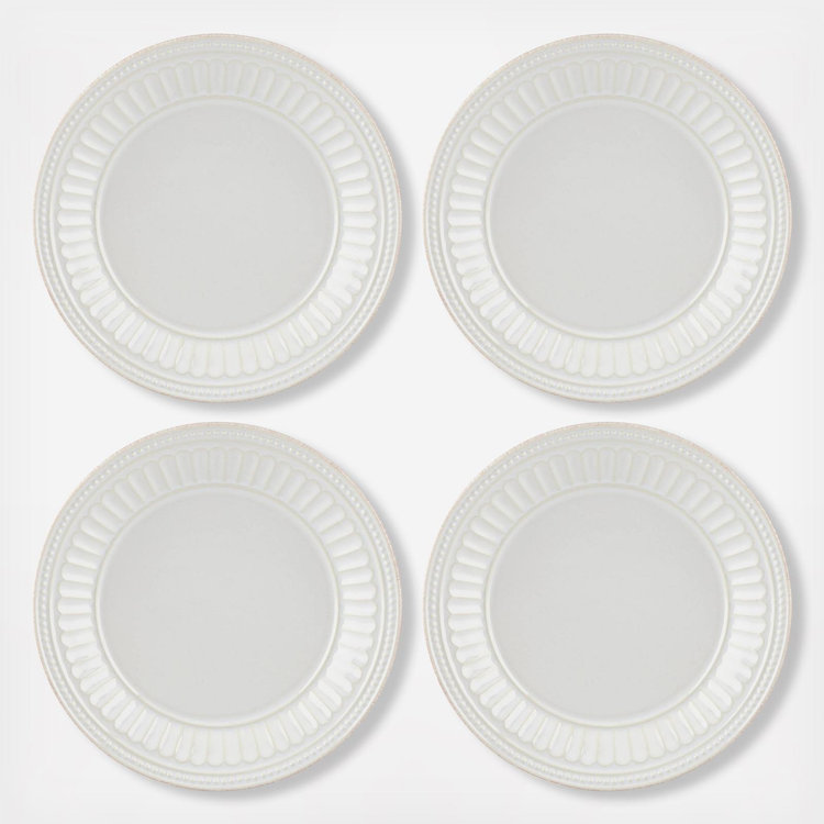 Lenox, French Perle Groove Dessert Plate, Set of 4 | Zola