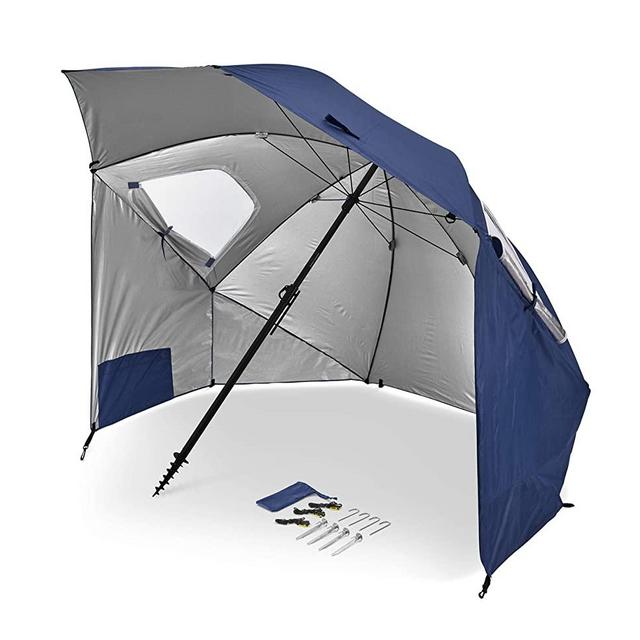 Sport-Brella Premiere XL UPF 50+ Umbrella Shelter for Sun and Rain Protection (9-Foot)