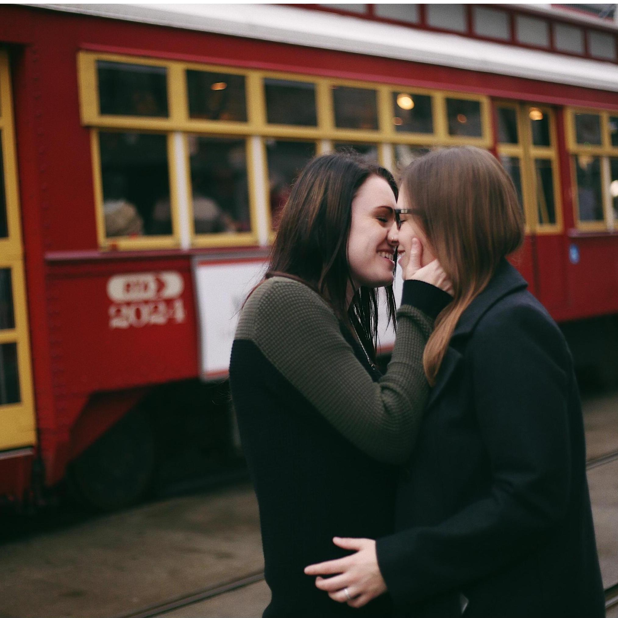 Our friend Tiffany snapped some engagement photos of us on a cloudy day in New Orleans, LA.