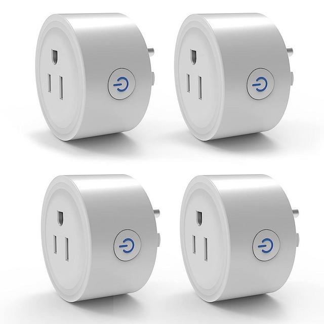 Alexa Smart Plug, Smart Outlet Bluetooth Mesh, Simple Set Up, Alexa App Remote Control（4-Packs）