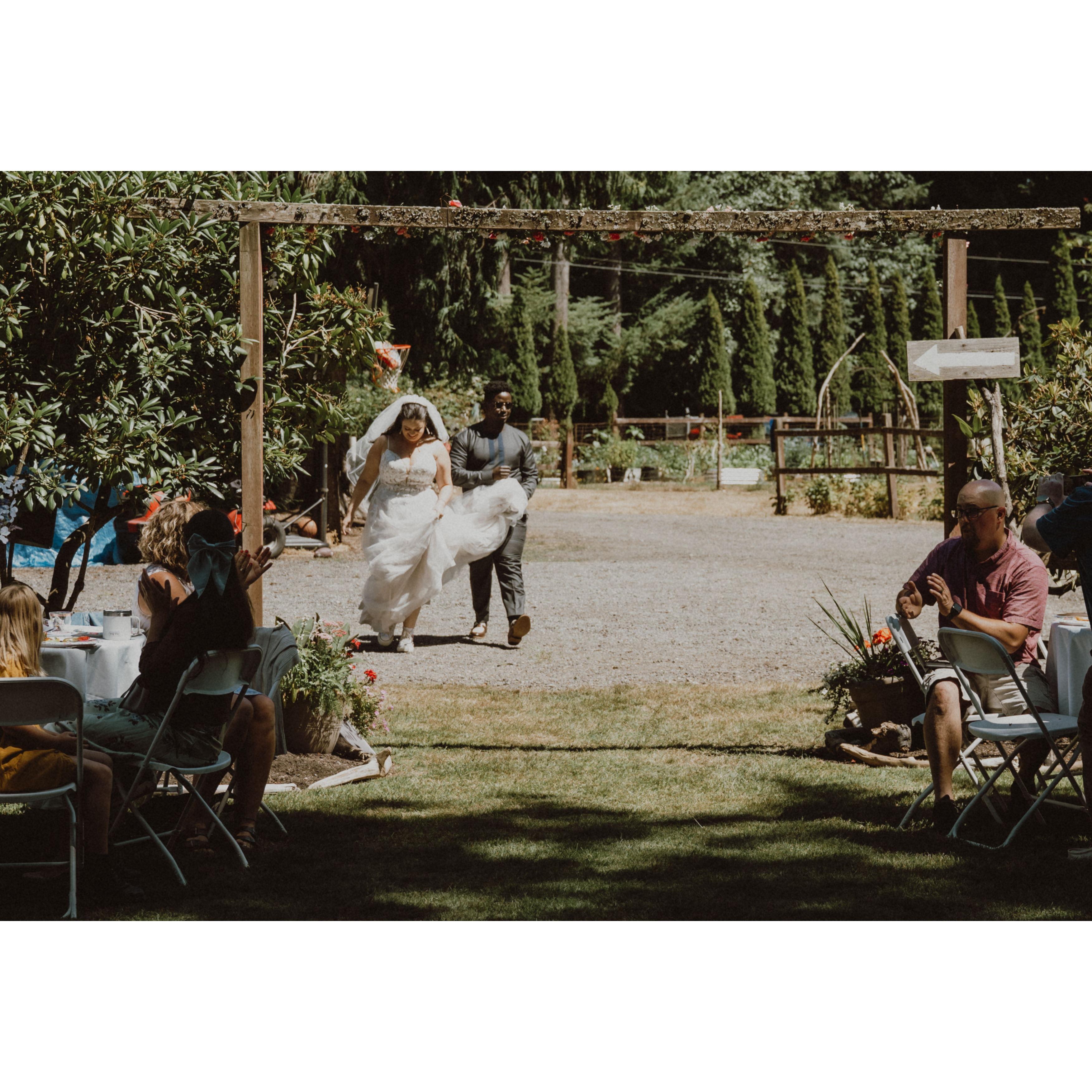 Introducing... Mr. and Mrs. Marsh-Makumpa!