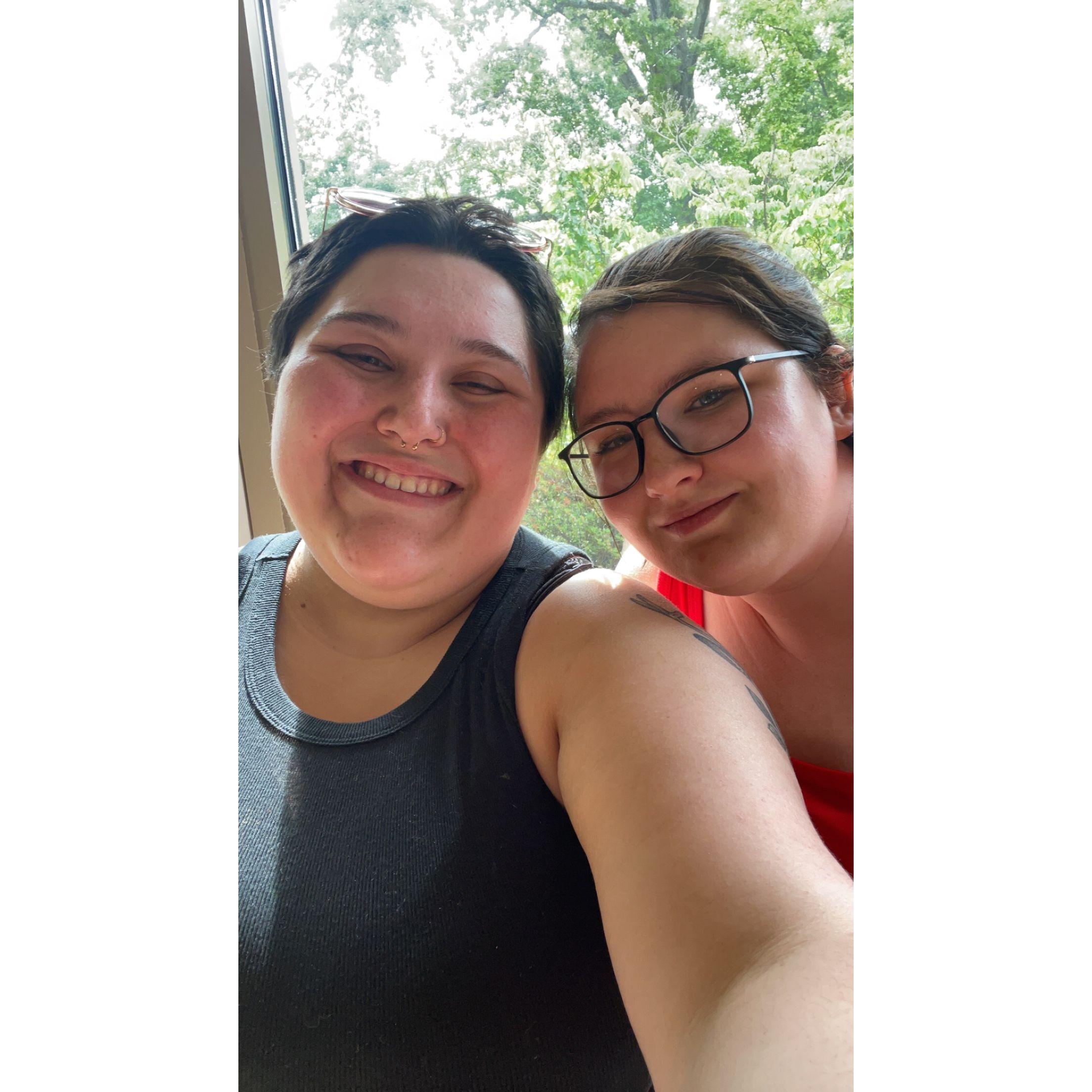 Slightly exhausted from socializing for days, but still in Love