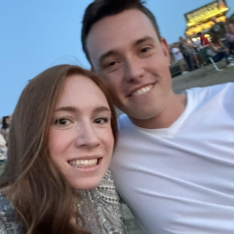 Watching Willie Nelson perform at age 92. Willie was the first artist Sam ever saw live - approximately 17 years earlier!