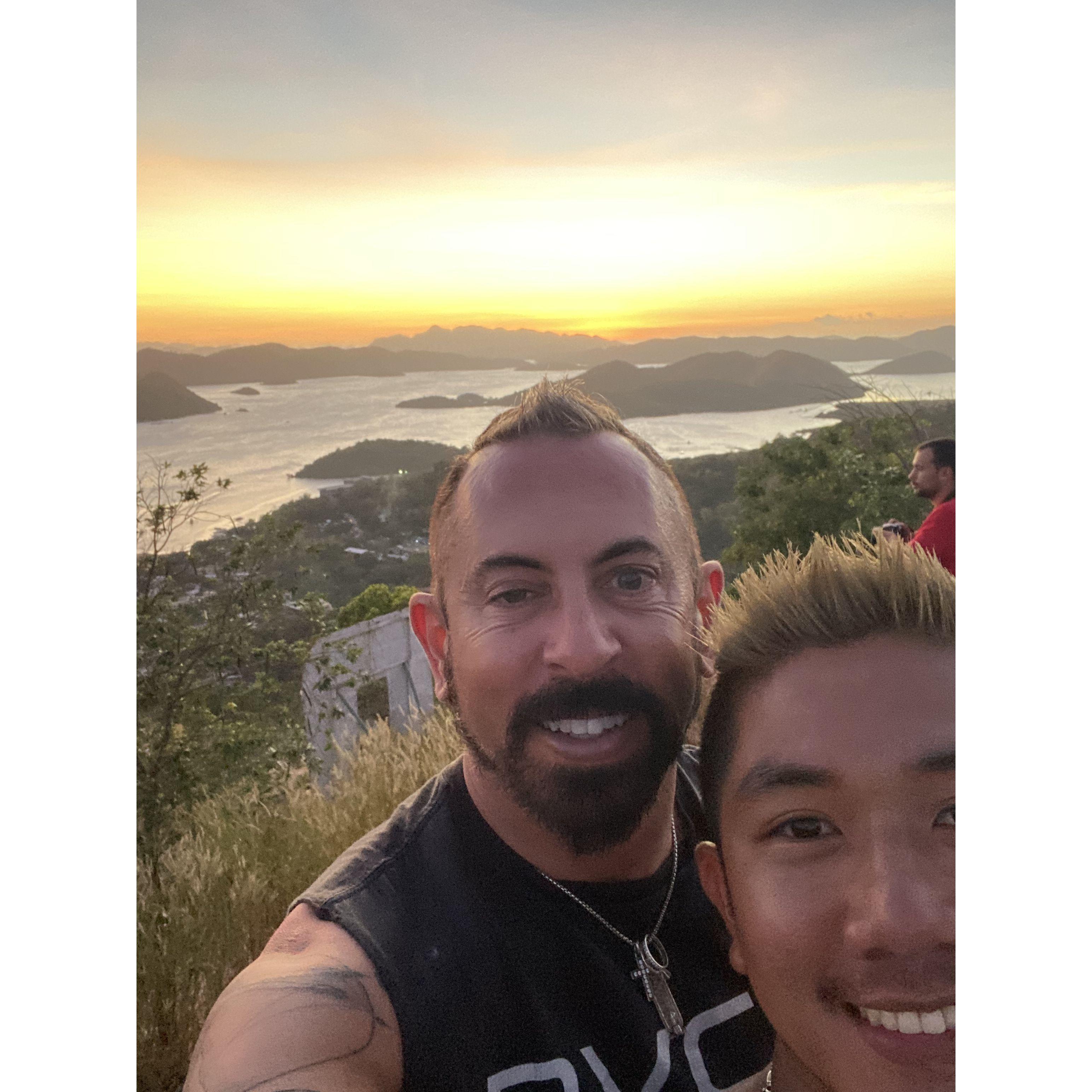 David and Eddie in Coron Philippines 2020