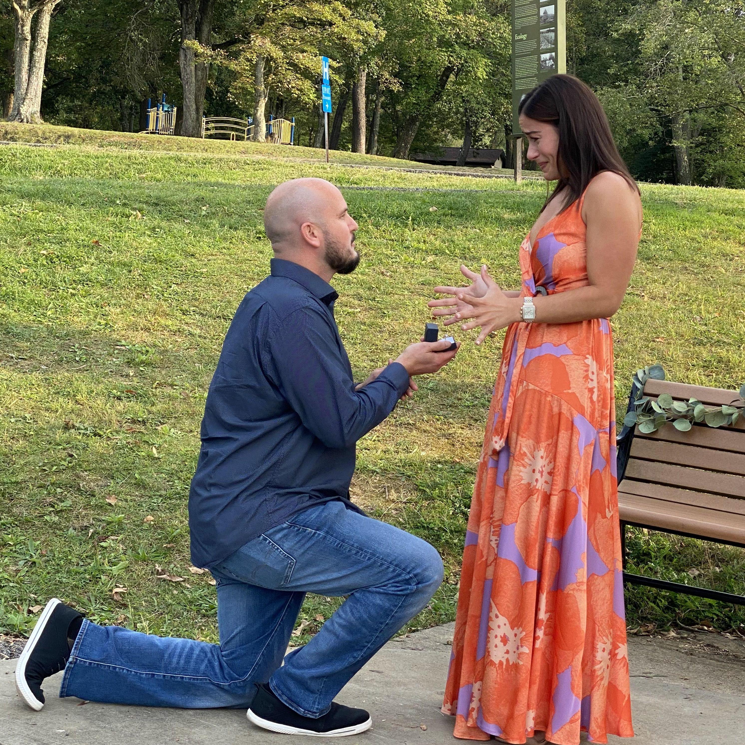 The moment I said “YES” to my King💍