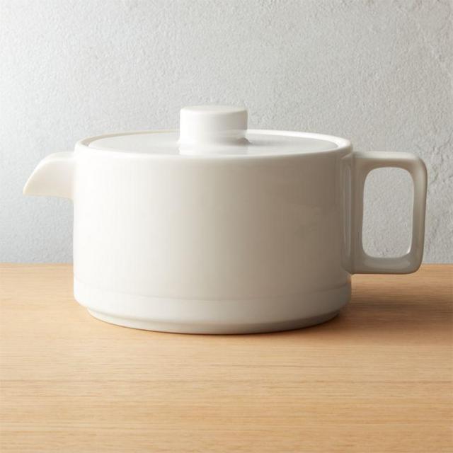 Chantilly White Teapot
