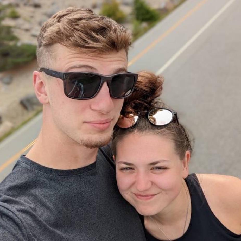 Our first summer together, when we went to Whiteface.