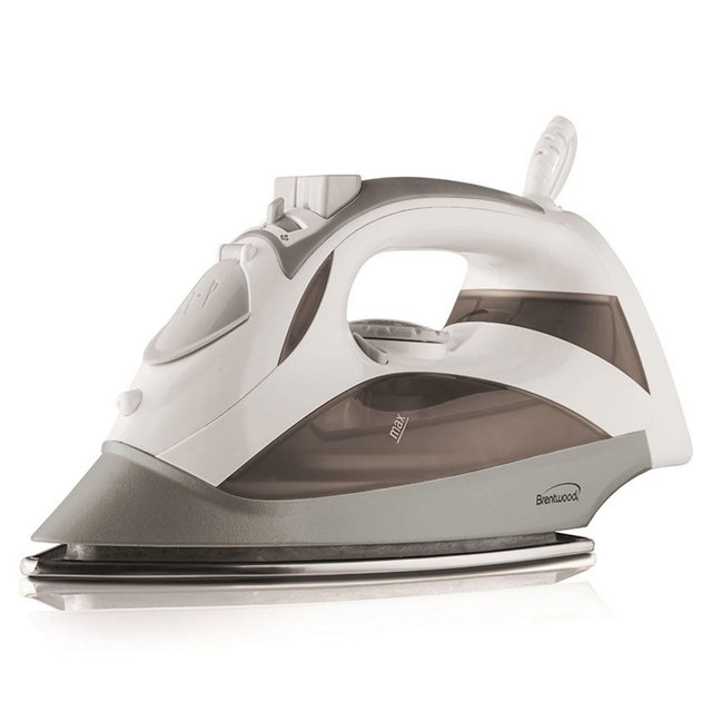 Brentwood Steam Iron With Auto Shut-OFF in White