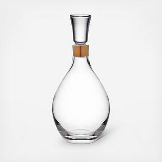 Molten Handblown Copper Decanter