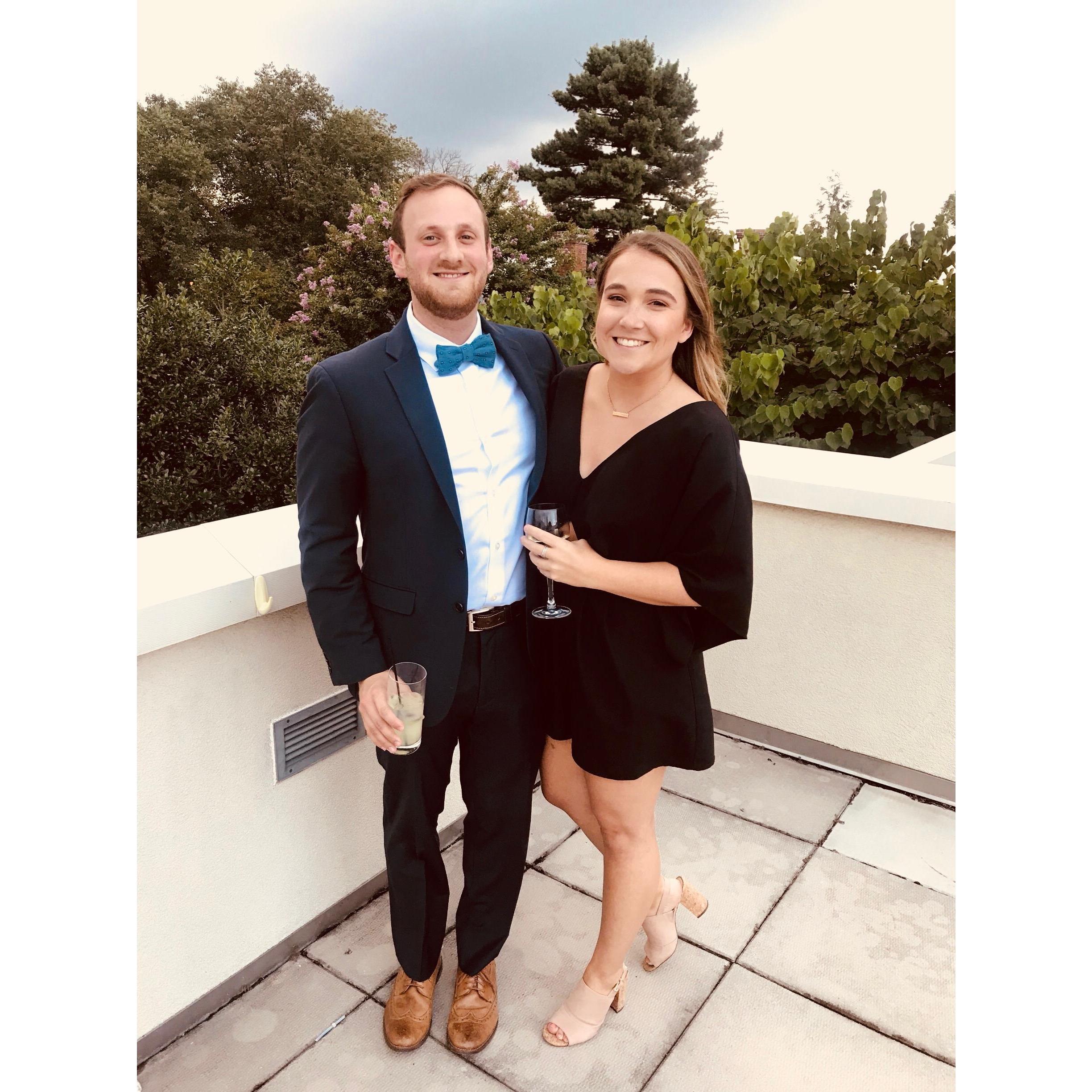 Not pictured: the rip in Adam's tie and the tears shed on the last night together before moving to separate cities.