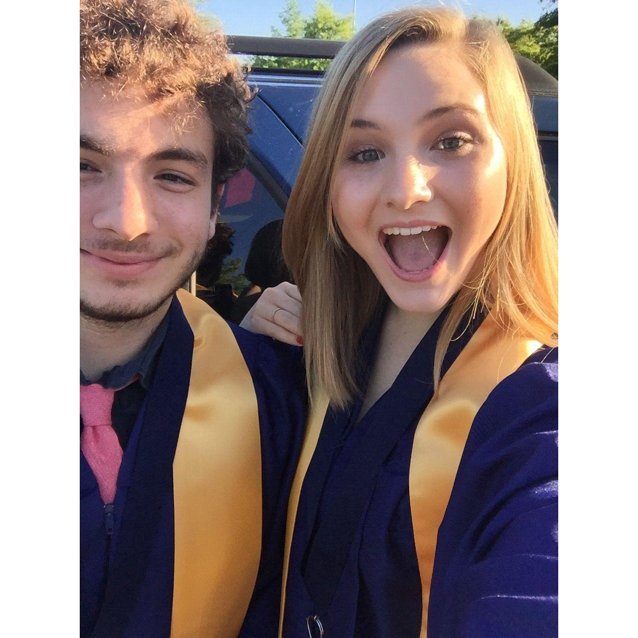 June 2016- Our high school graduation